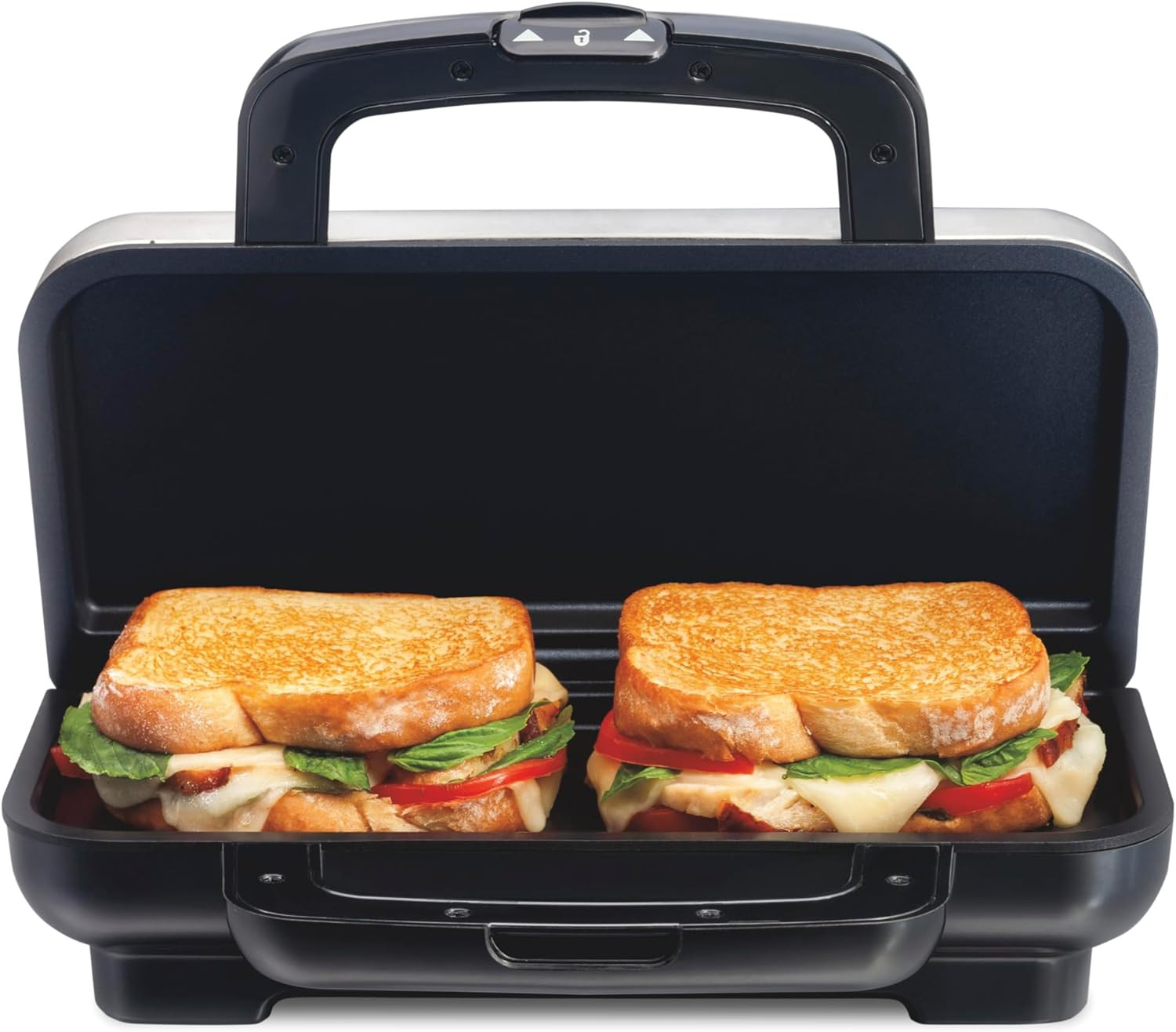 Deluxe Hot Sandwich Maker with Easy-Clean Durable Pfas-Free Nonstick Ceramic …