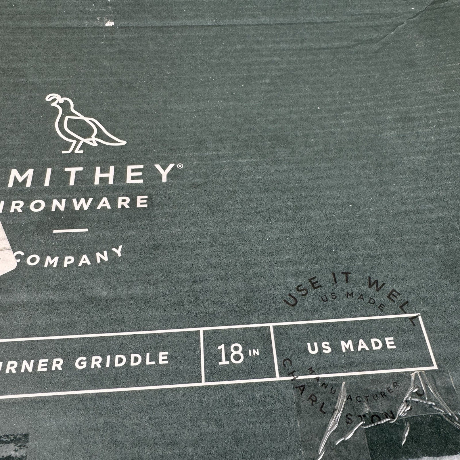Williams Sonoma Smithey Seasoned Cast Iron Double Burner Griddle Scuffed Read