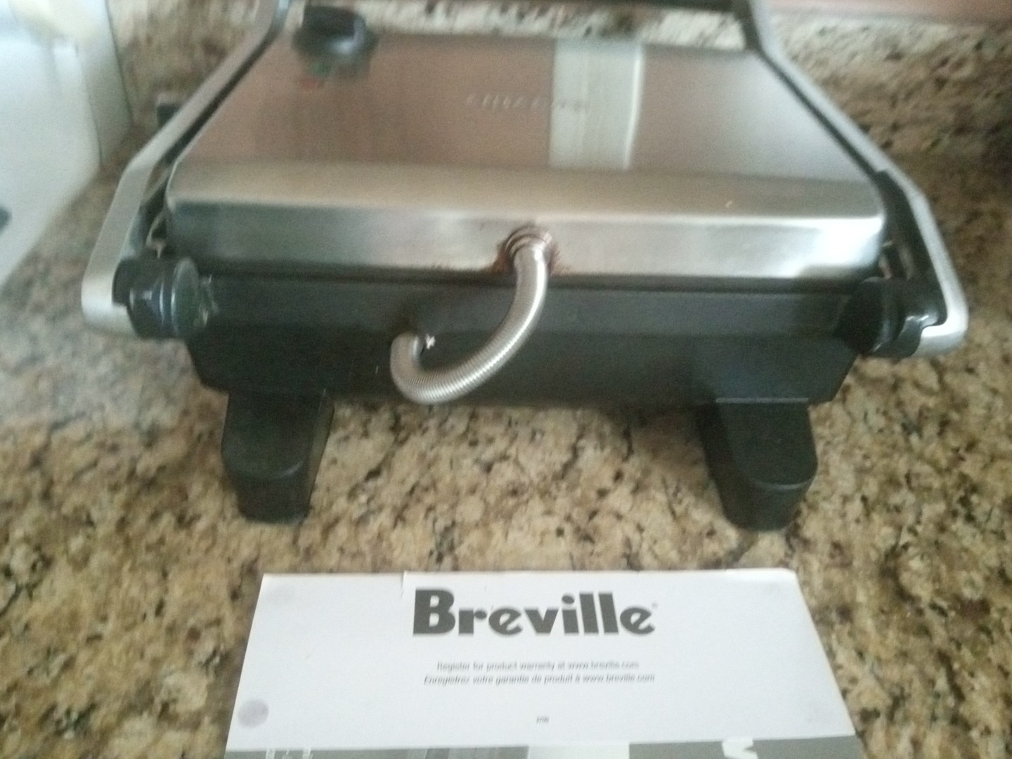 Breville Panini Sandwich Press & Grill Professional Grade Stainless Steel Tested