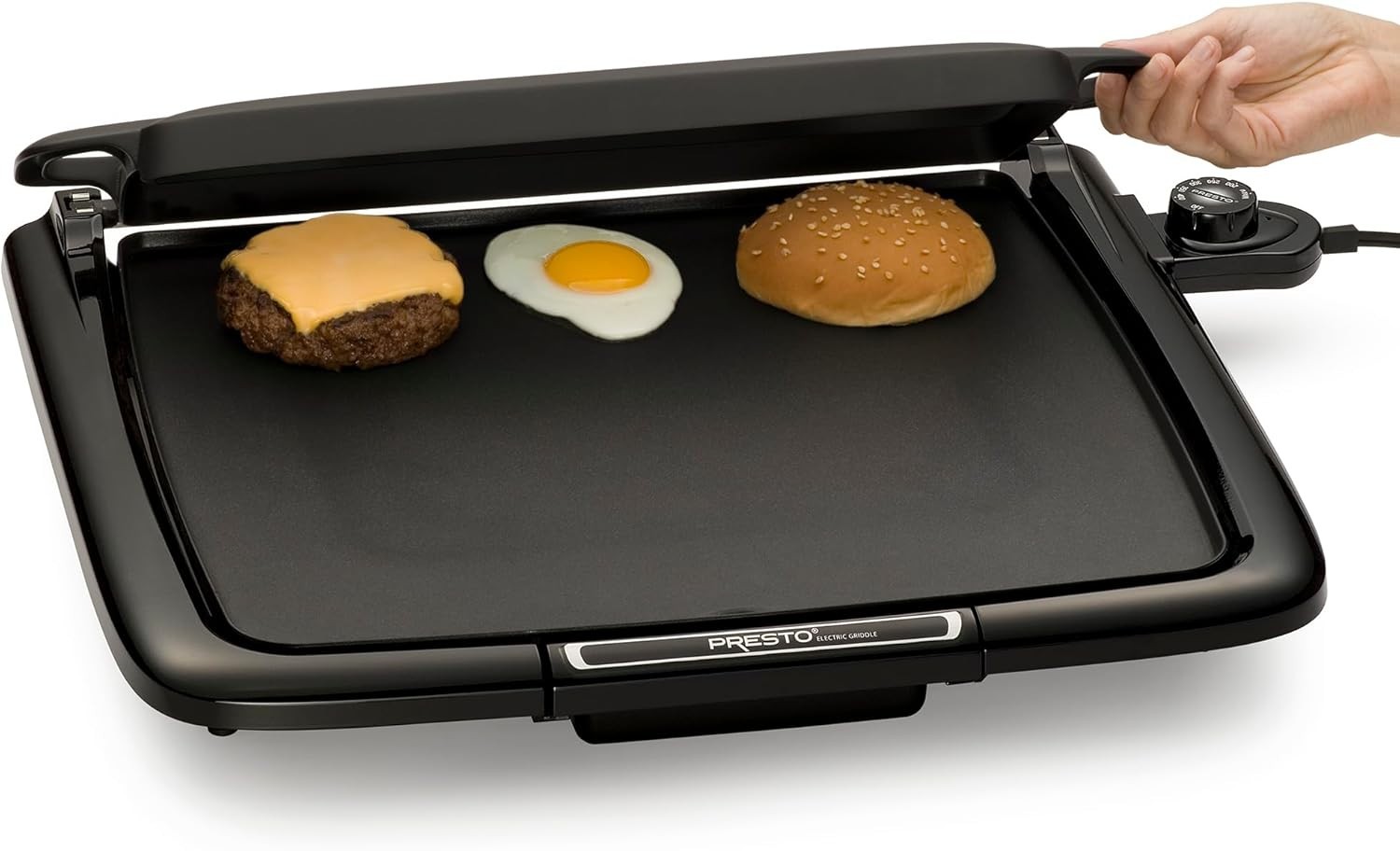 Presto 07023 XL Cool-Touch Electric Griddle Warmer 14×15 Ceramic Nonstick PFAS
