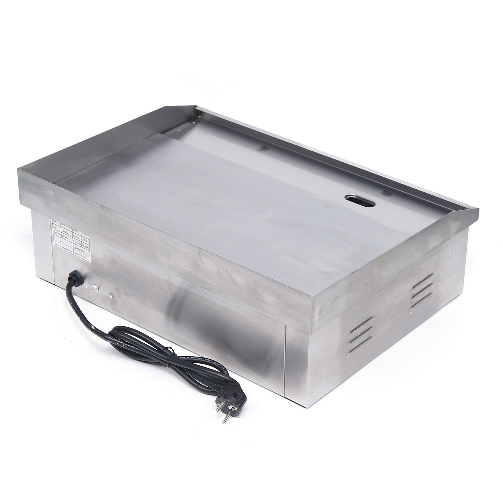 Electric Countertop Flat Top Griddle 1.6kw 22″ Commercial Grill Griddle Stove