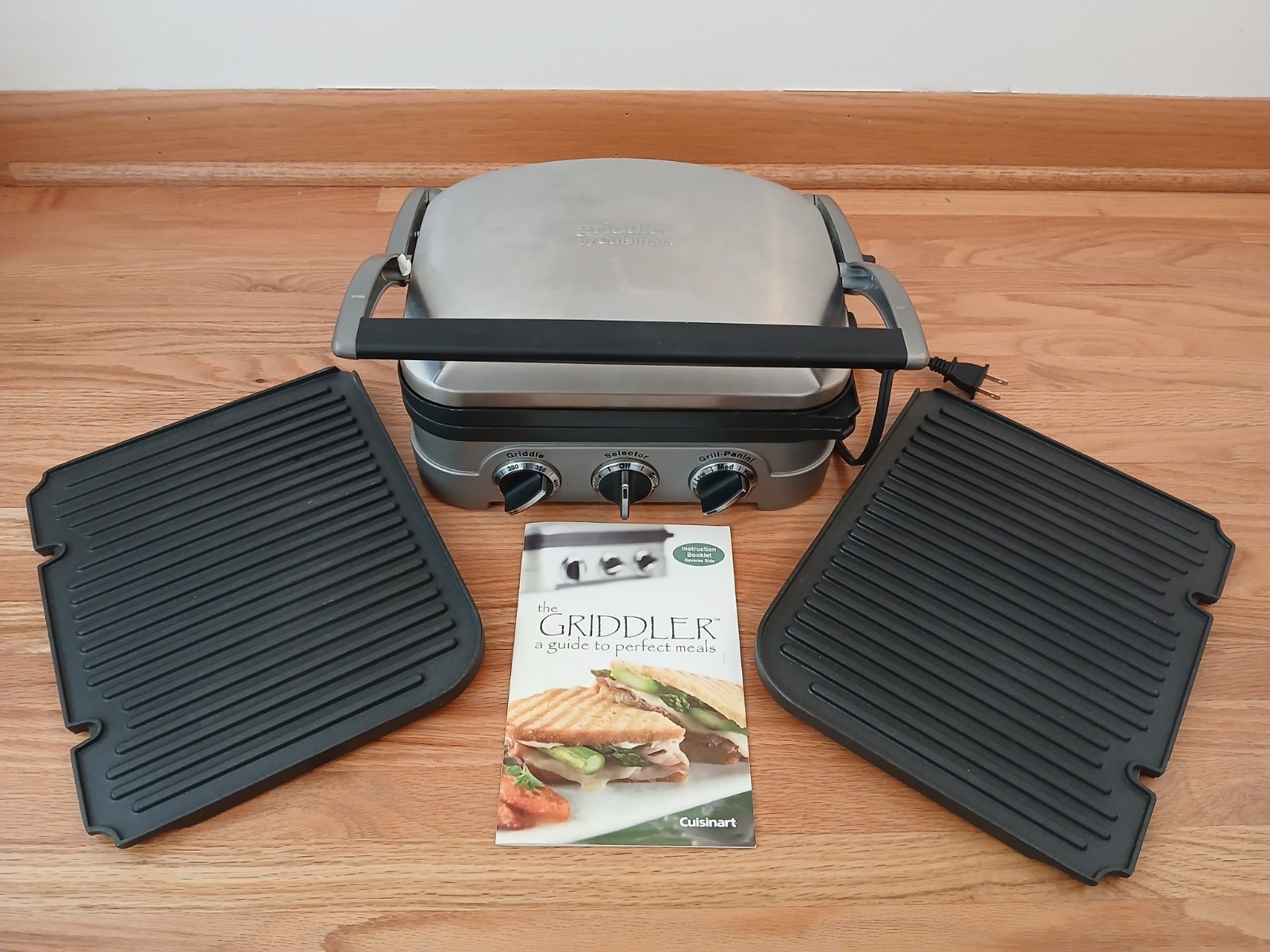 Cuisinart Griddler GR-4 Brushed Stainless Steel Kitchen Grill