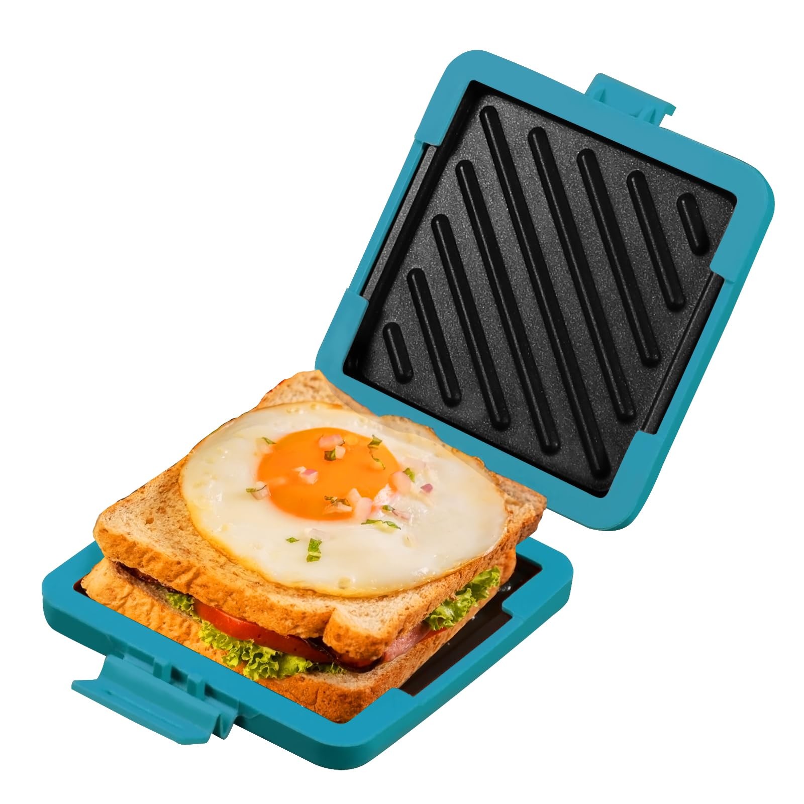 Toaster,Microwave Toaster, Sandwich Maker, Panini Maker, Dishwasher Safe,NO E…