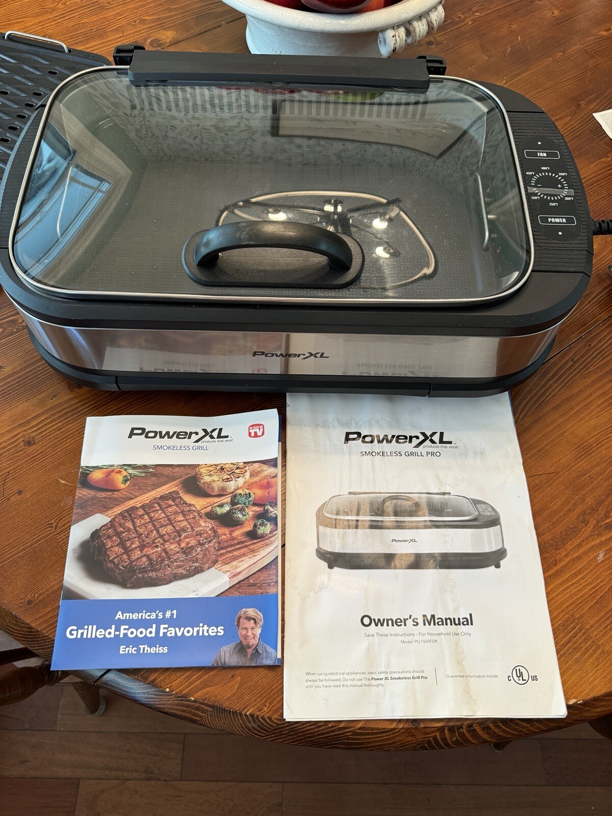 PowerXL PG-1500FDR 1200 W Smokeless Grill – Multicolor