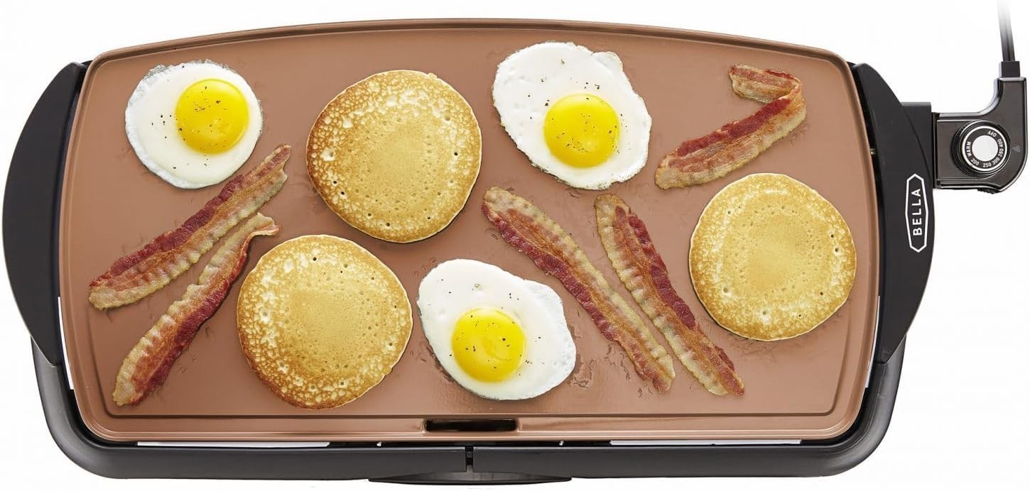 Plancha Electrica 20″ De Asar Para Cocinar Pancakes Carne Tacos Tortillas Cocina