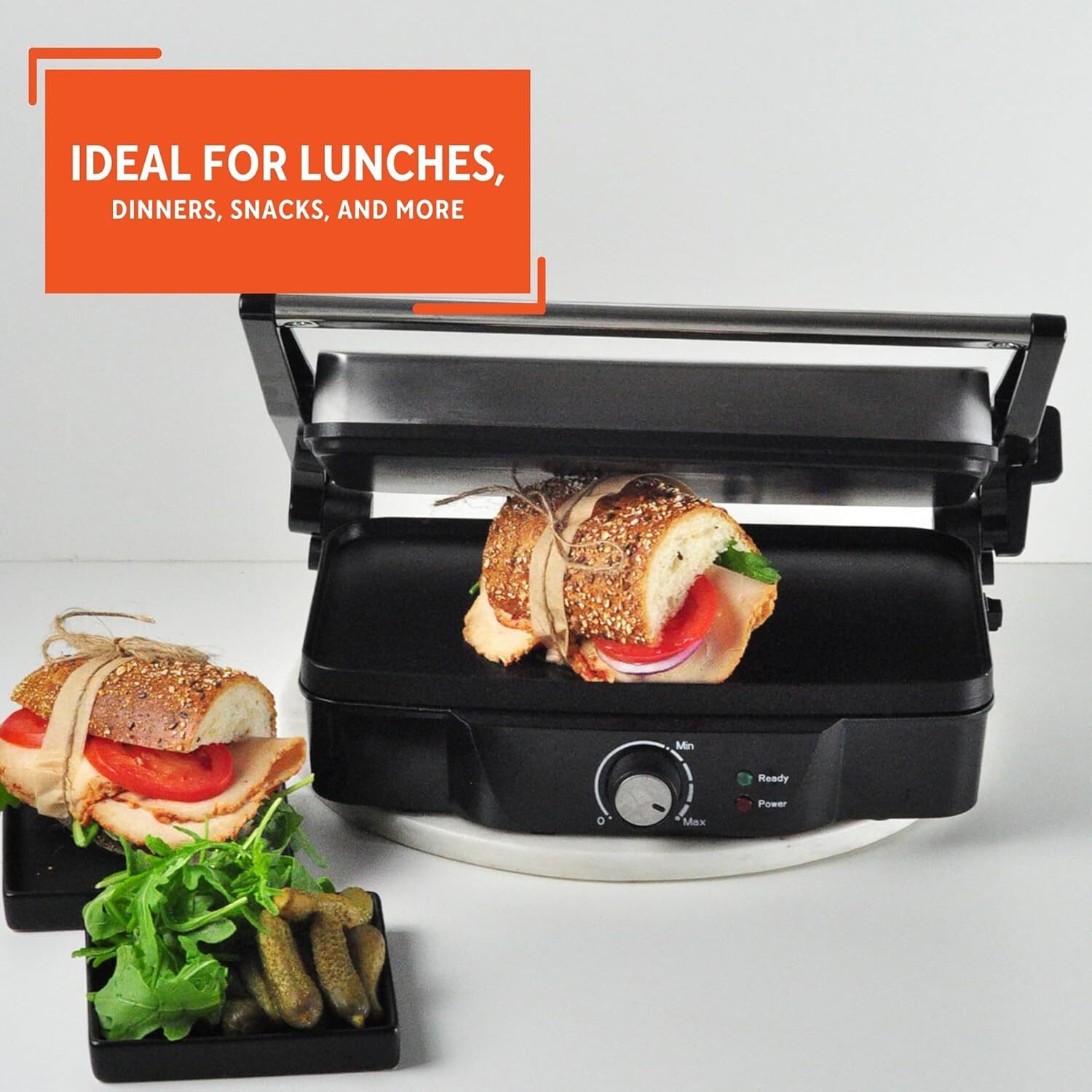 Stainless steel electric oven with adjustable temperature non-stick baking tray