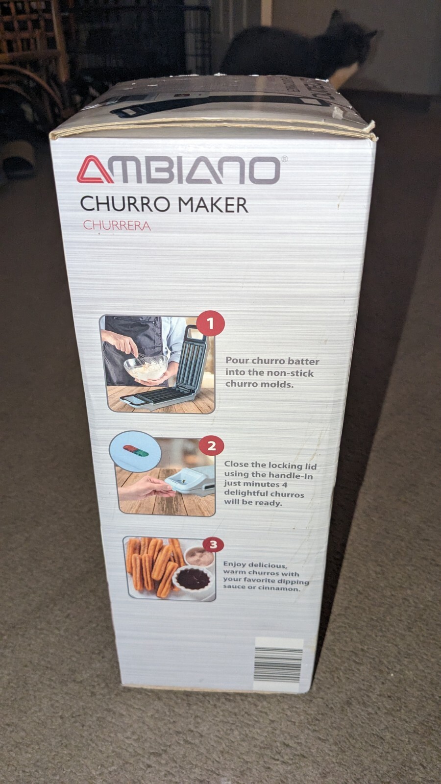 New in Box: Ambiano Electric Churro Maker White 760W