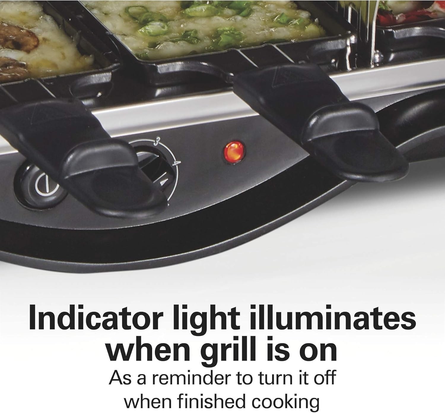 Parrilla Eléctrica Raclette Para 8 Personas Y 8 Bandejas Calentadoras Negro NEW.