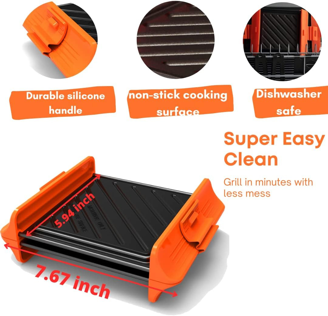 Microwave Sandwich Maker | Panini Press Cheese Griller | Microwavable Toaster Tr