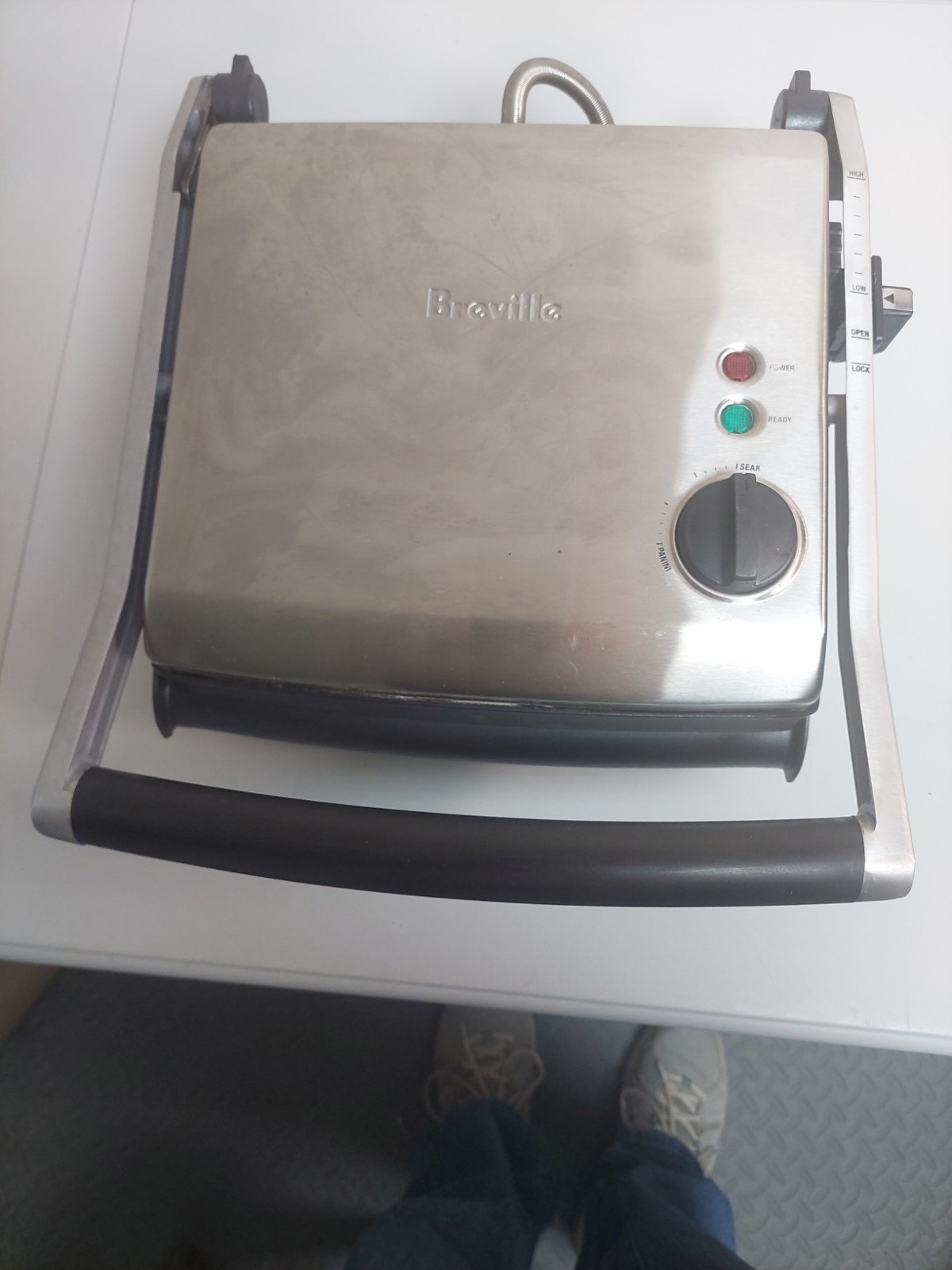 Breville BGR200XL Stainless Steel Grill Panini Press Tested Working