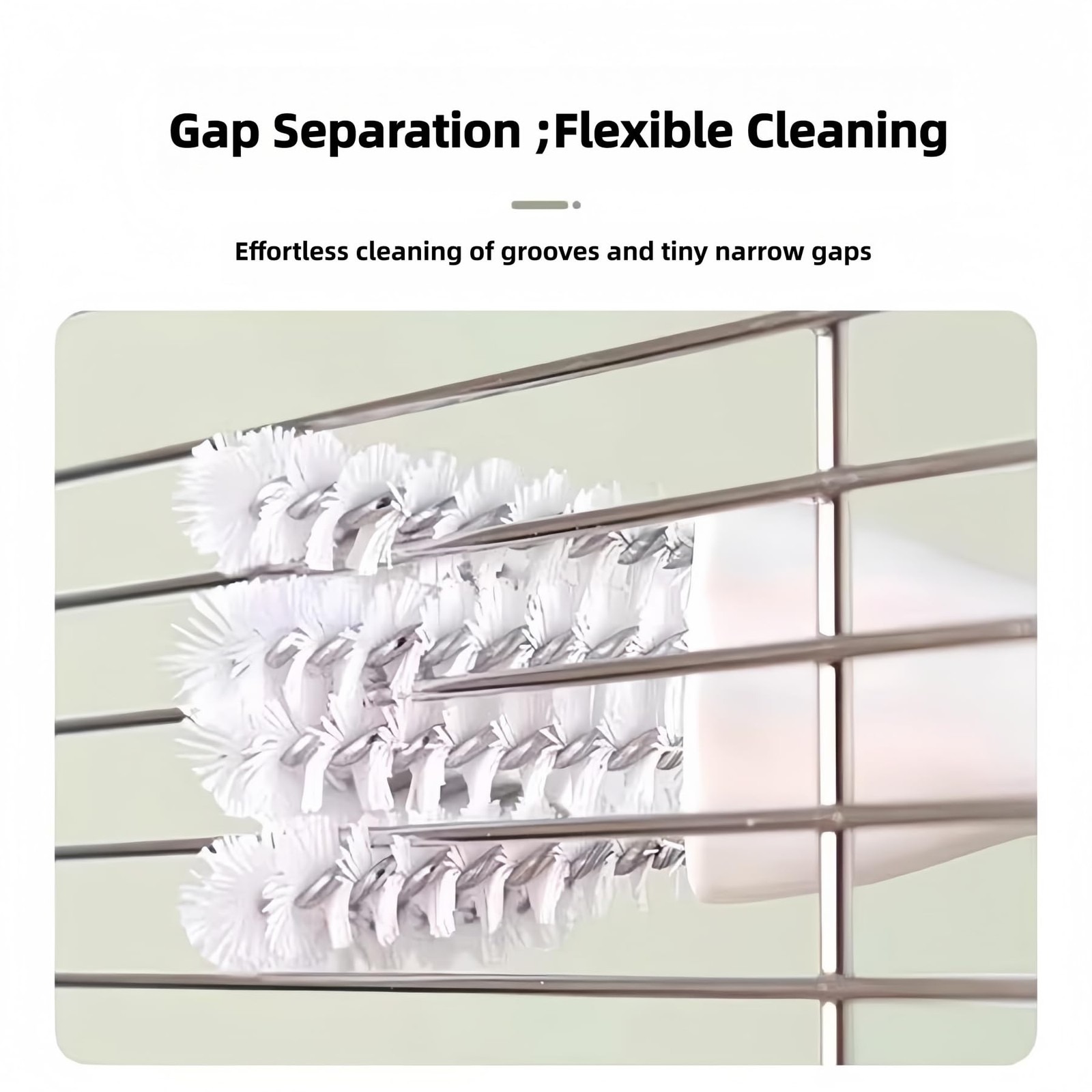 2 Pack Oven, Stove & BBQ Cleaning Brush Set with Scraper White and Grey