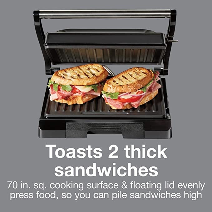 Panini Press – Parrilla Interior De Sándwich Eléctrica Plancha Y Sandwichera NEW