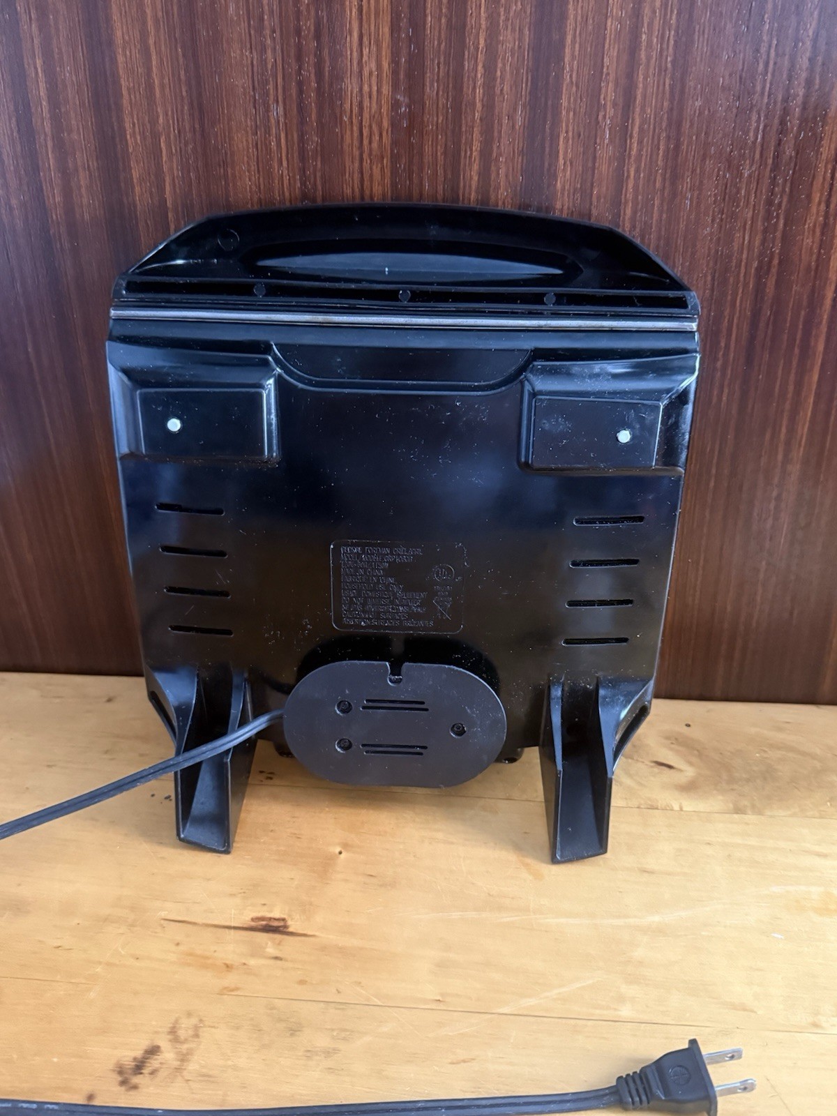 George Foreman GRP1060B Removable Plate Grill – Black