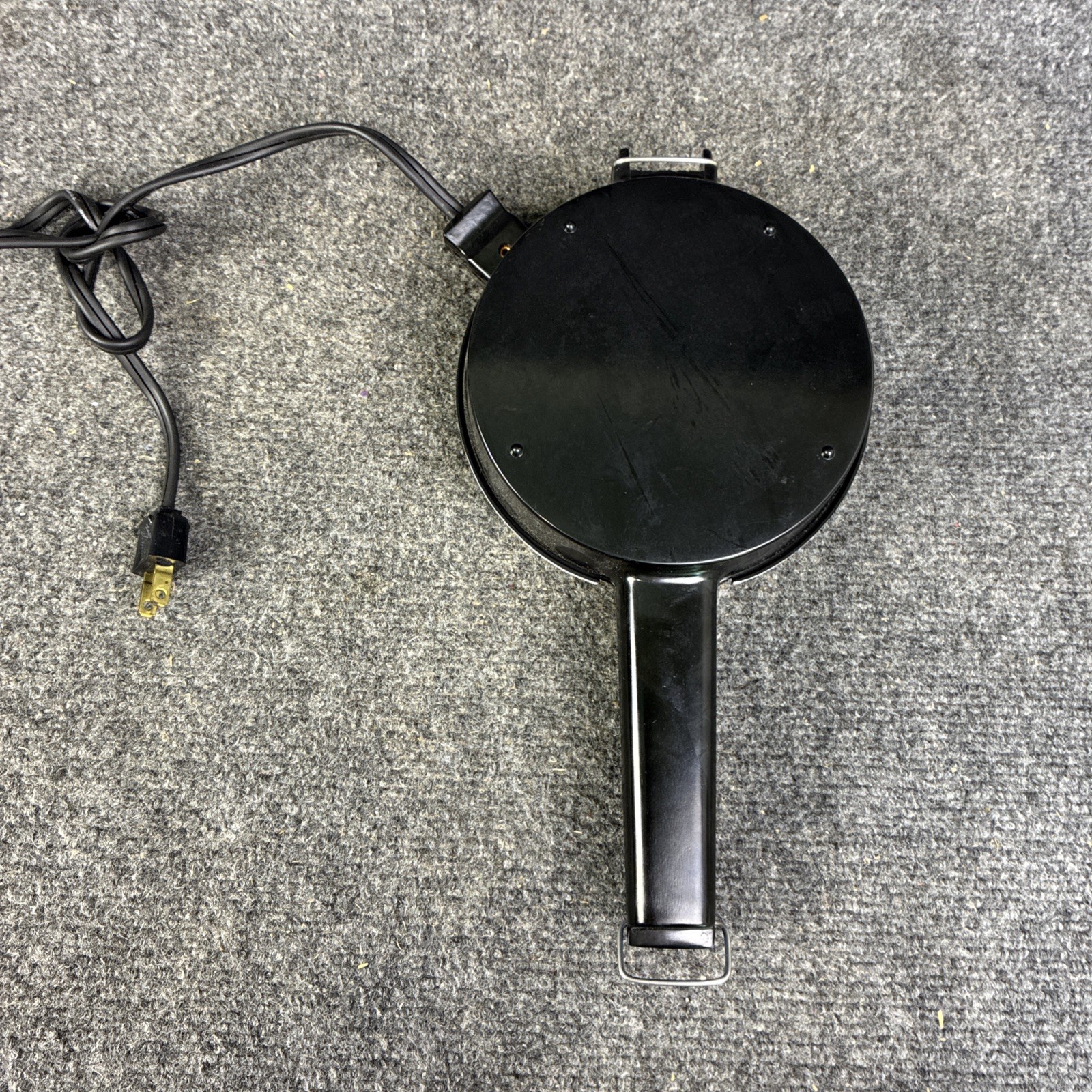 Vintage Presto Burger Grill Portable Black Model 2315A Electric Hamburger Cooker