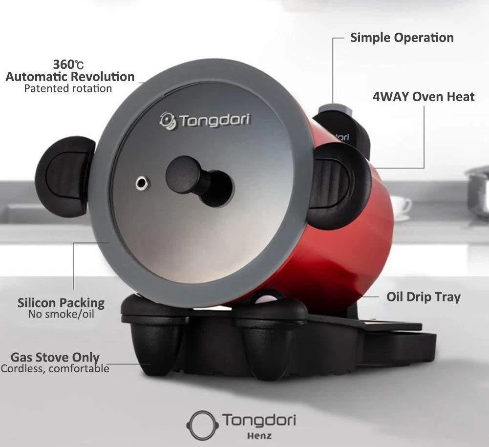 Henz Tongdori Oven HT-2000 – Roaster BBQ Gas Grill Pan – Use Indoor or Outdoor