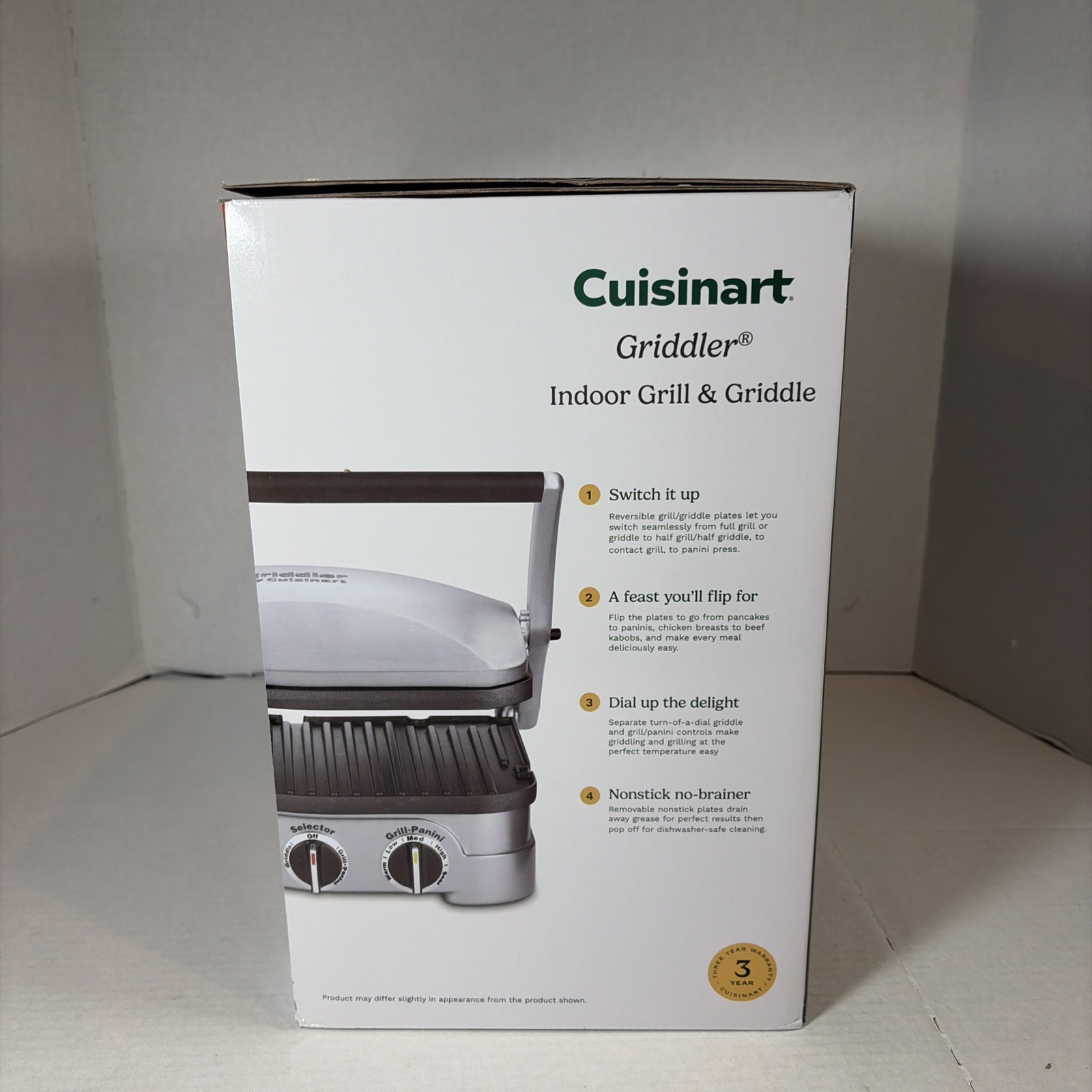 Cuisinart Griddler Indoor Grill & Griddle 5-in-1