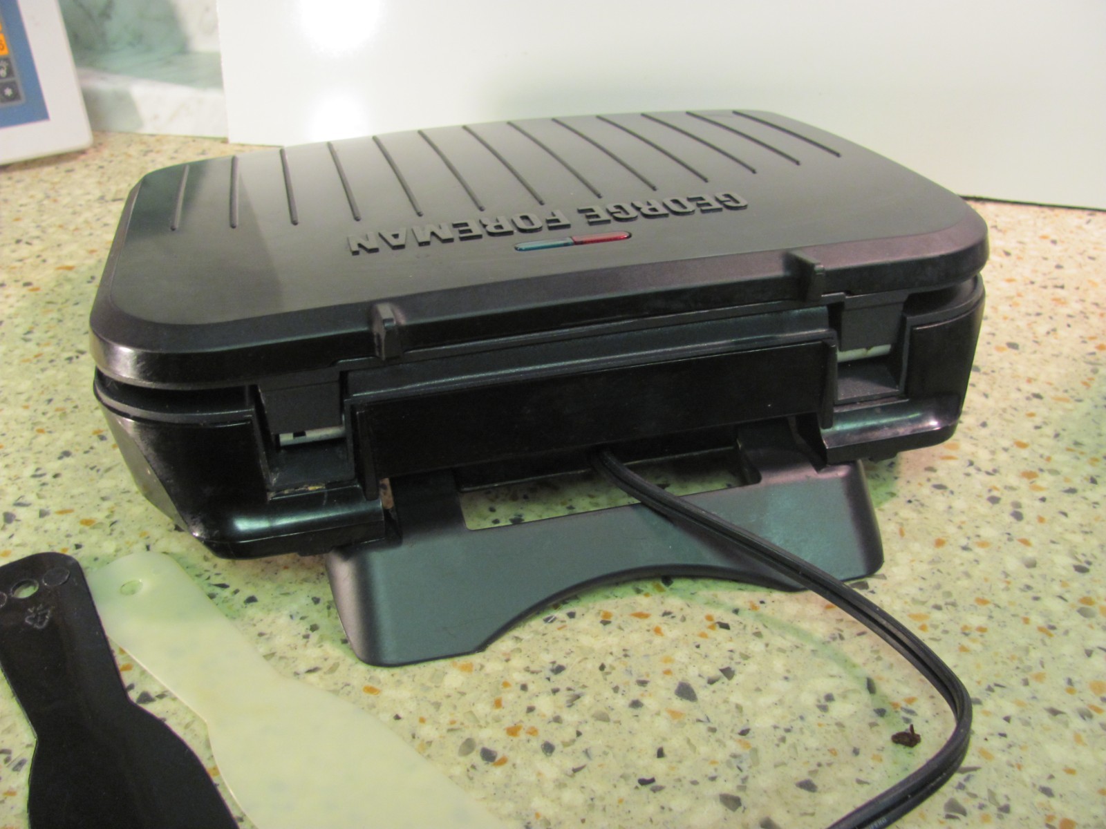 George Foreman Family Grill & Panini Press, Nonstick Ceramic, Indoor Outdoor