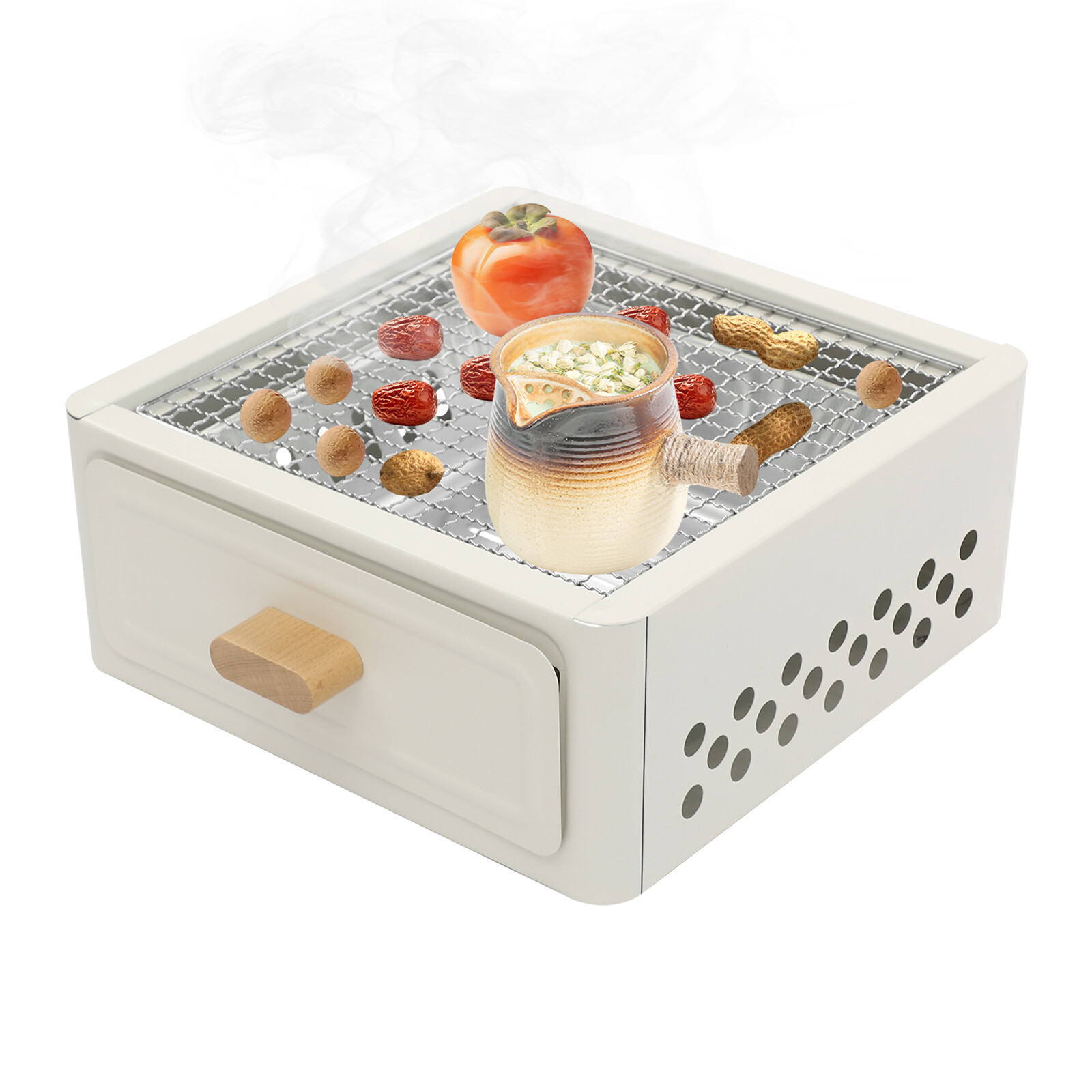 BBQ Charcoal Grill Portable Barbecue Stove Yard Cooker for Outdoor Picnics