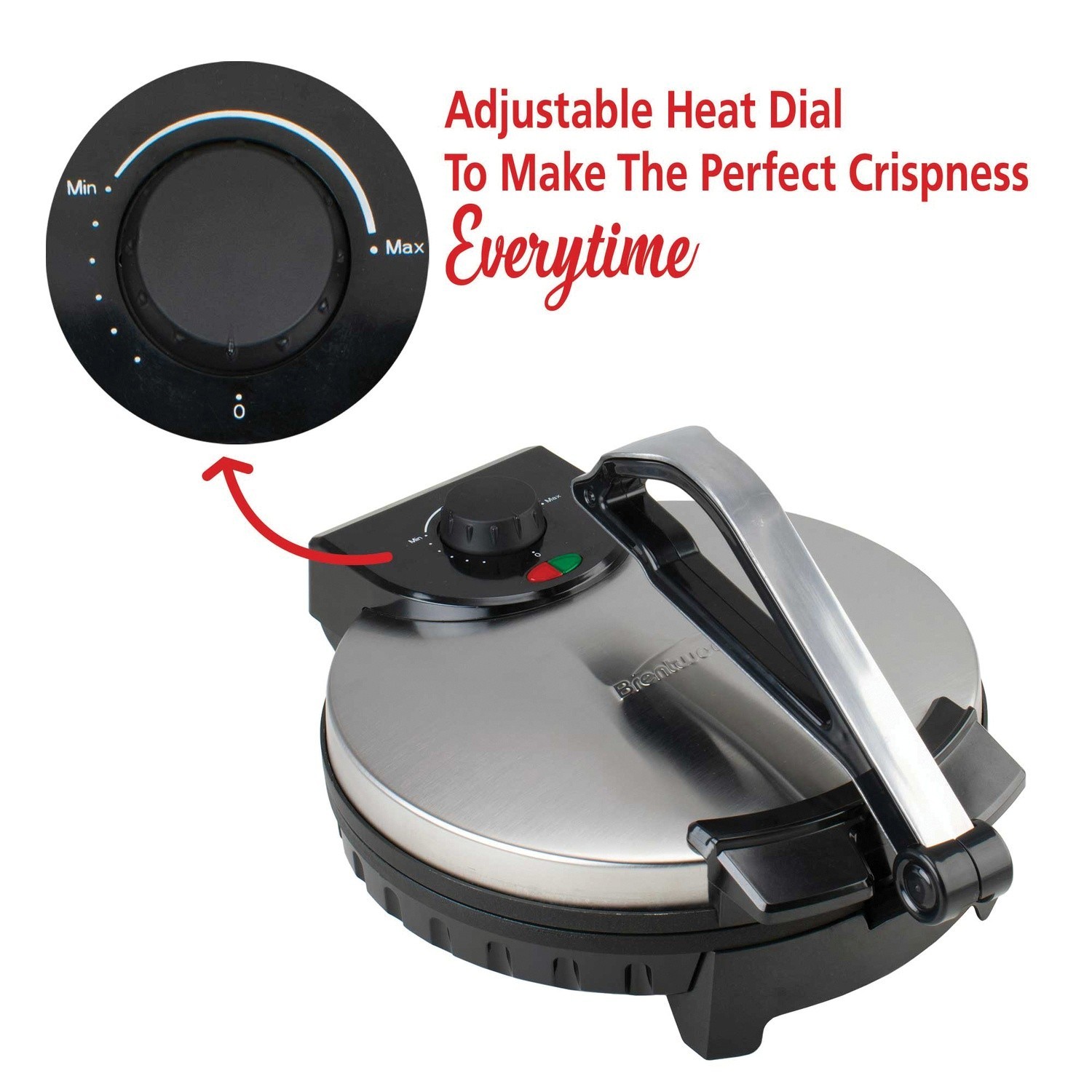 Brentwood Nonstick Electric Tortilla Maker (10 In.), TS-128PT