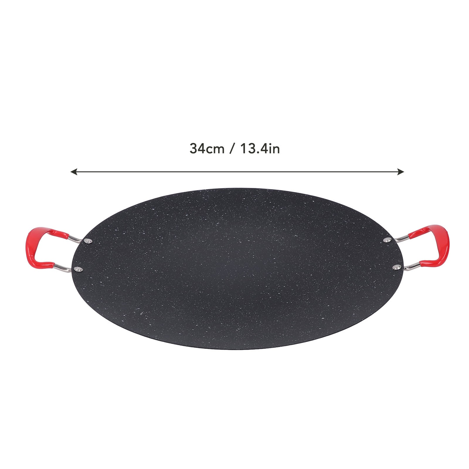 Portable BBQ Grill Flat Pan Lightweight Ideal For Outdoor Use Iron Recommended