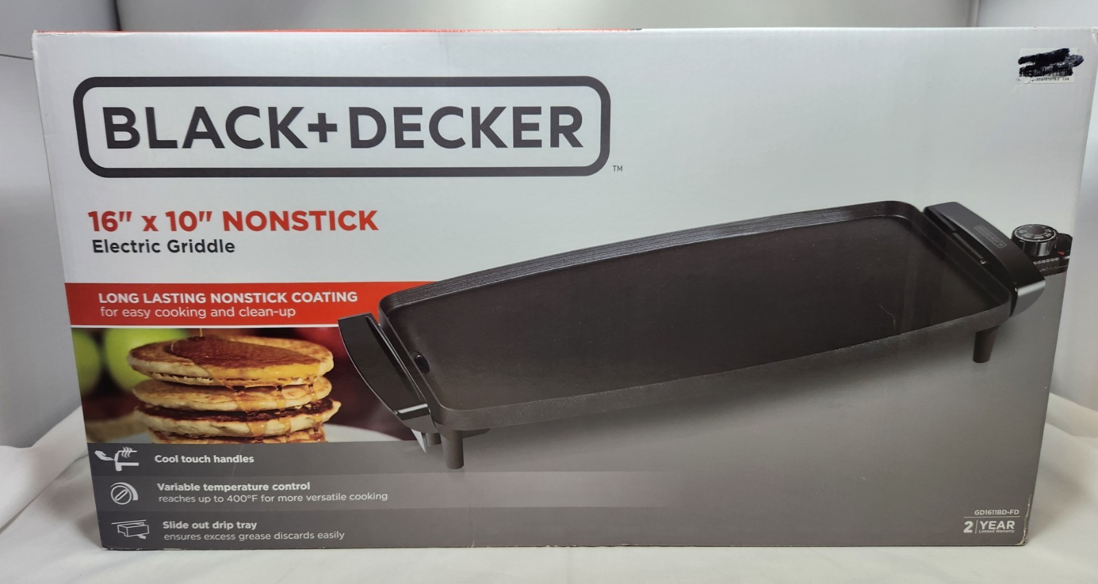 Black & Decker 16×10 Nonstick Electric Griddle – New in Box