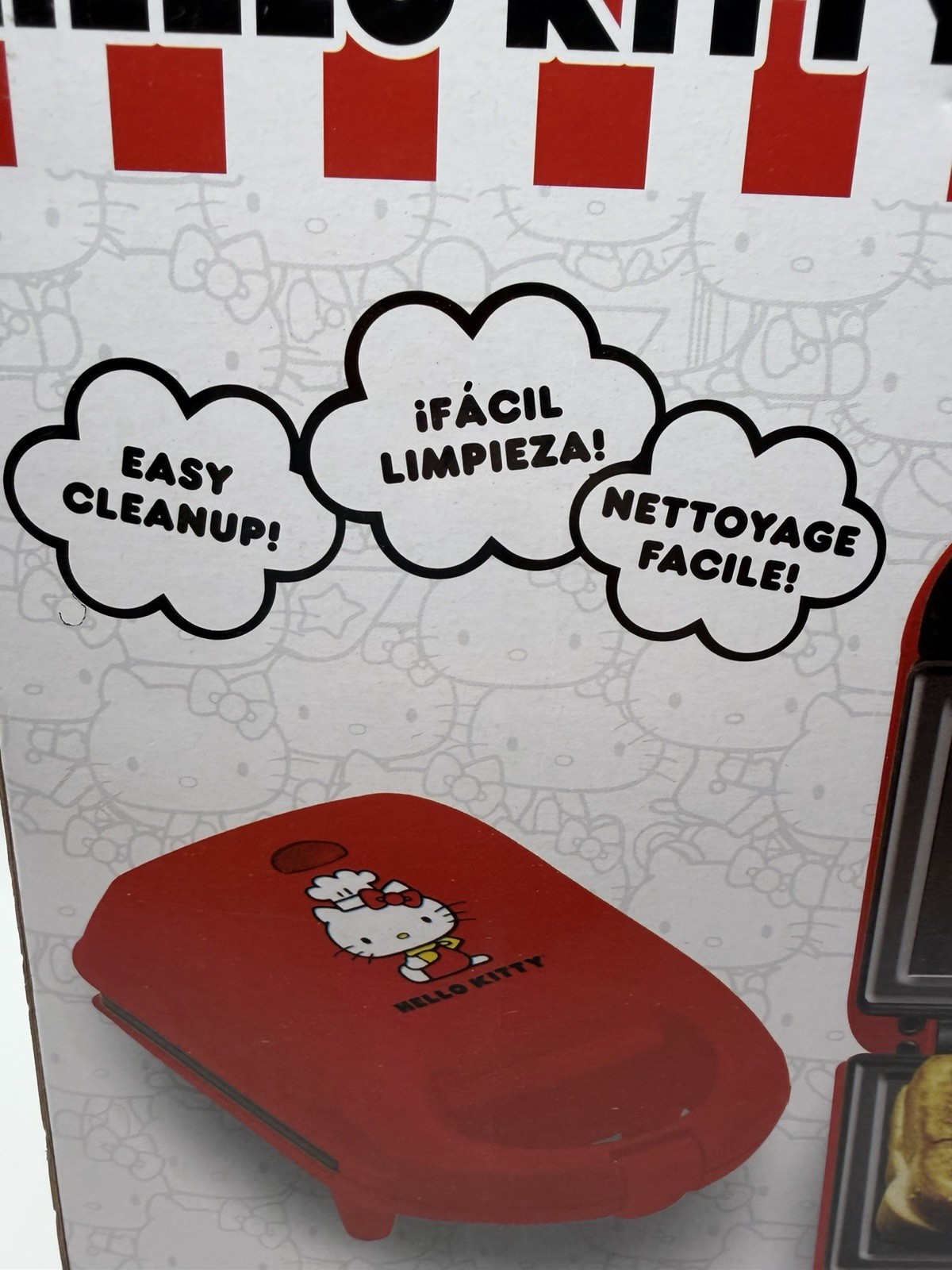 Sanrio Hello Kitty Grilled Cheese Panini Sandwich Maker Press New NIB