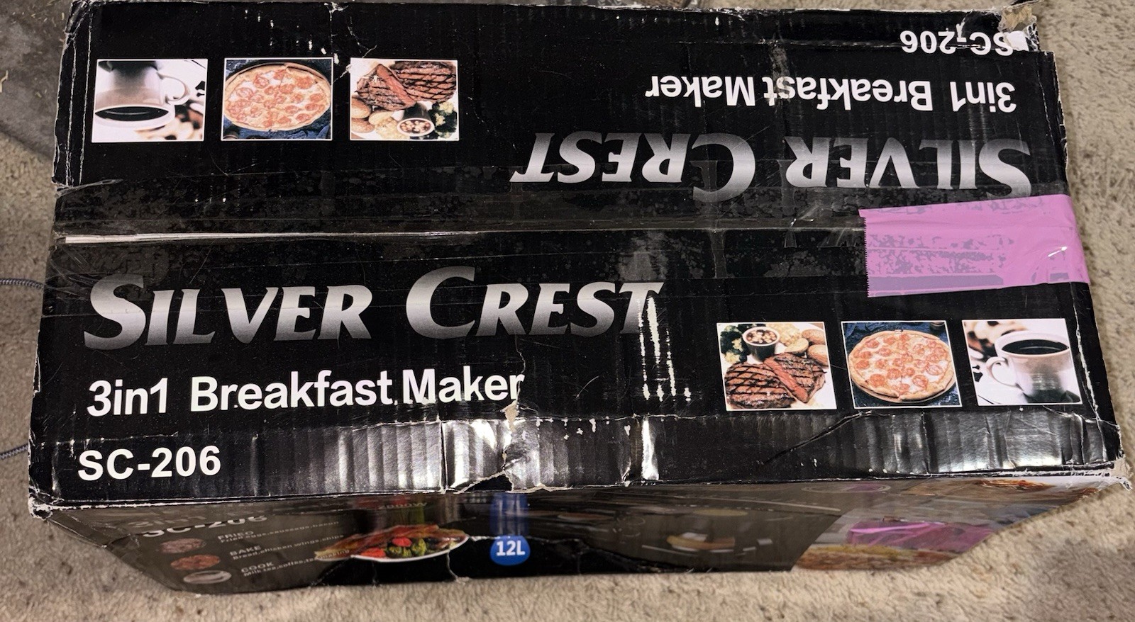 Silver Crest Automatic Toaster Oven Multi function 3 in 1 Breakfast Maker