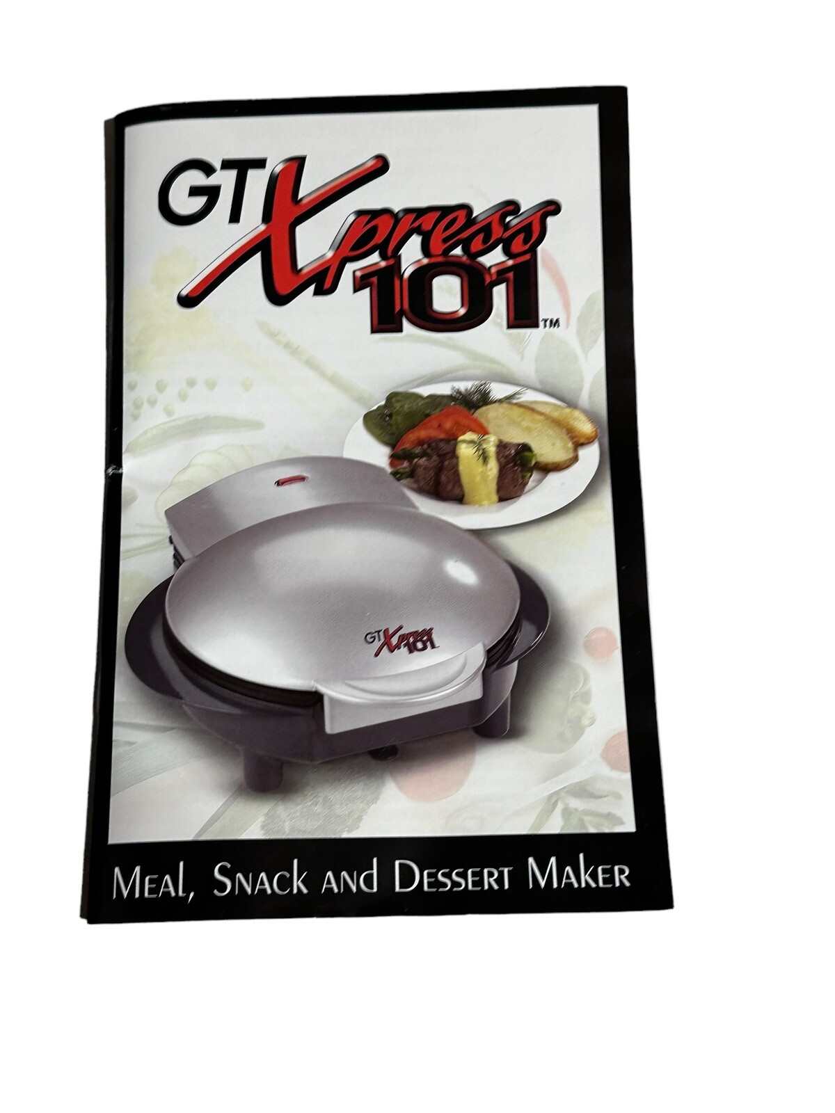GT XPRESS 101 Kitchen Countertop Grill SANDWICH OMELET MAKER Meal Cooker (NEW)