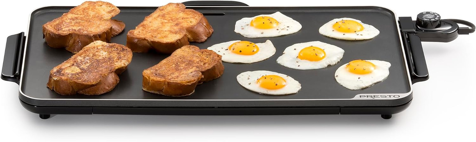 07072 22-Inch Extra Large Griddle, 22″X 13″, Low Profile Design, Ceramic Nonstic