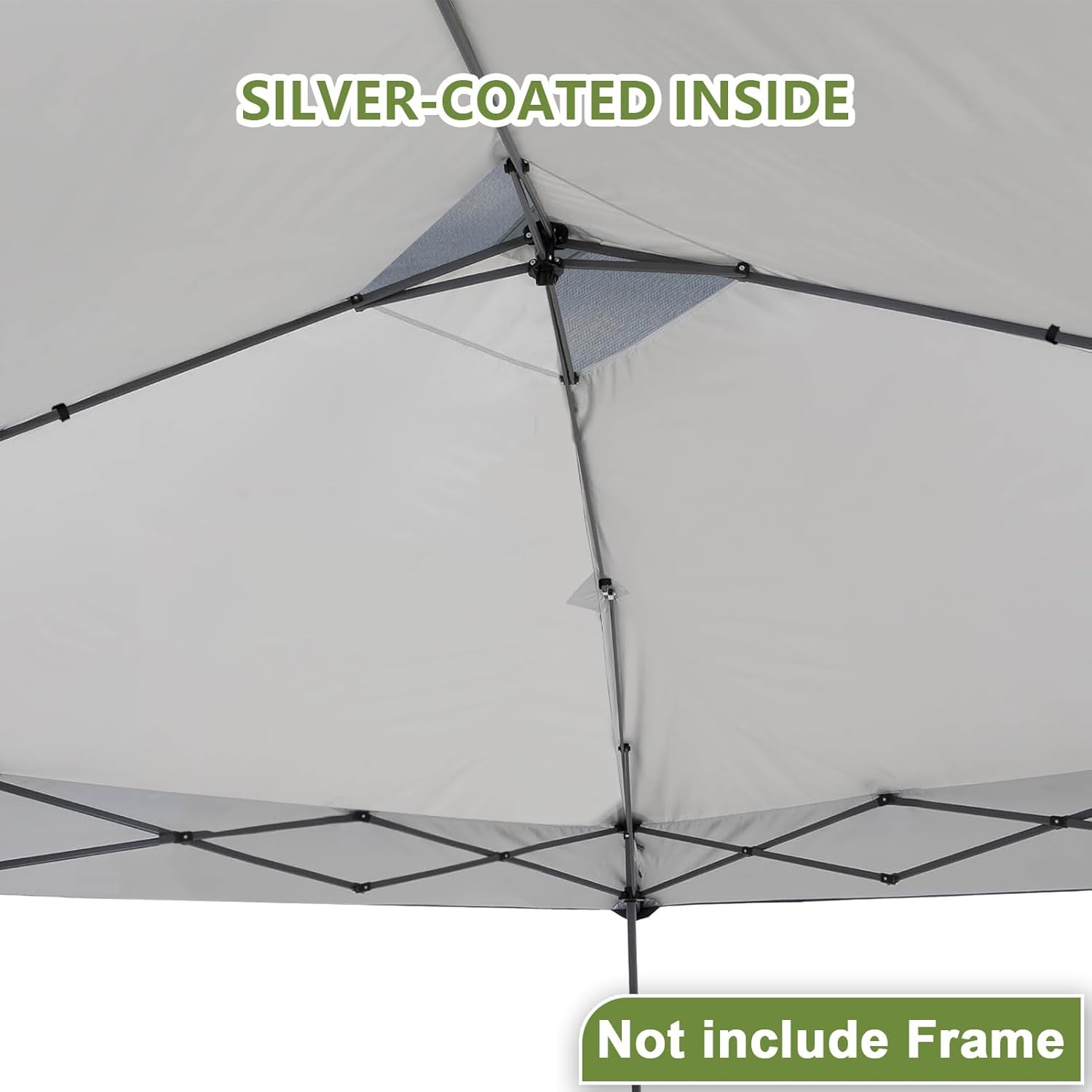 13X13 Canopy Replacement Top Cover,Single Tier Waterproof Instant Canopy Vented