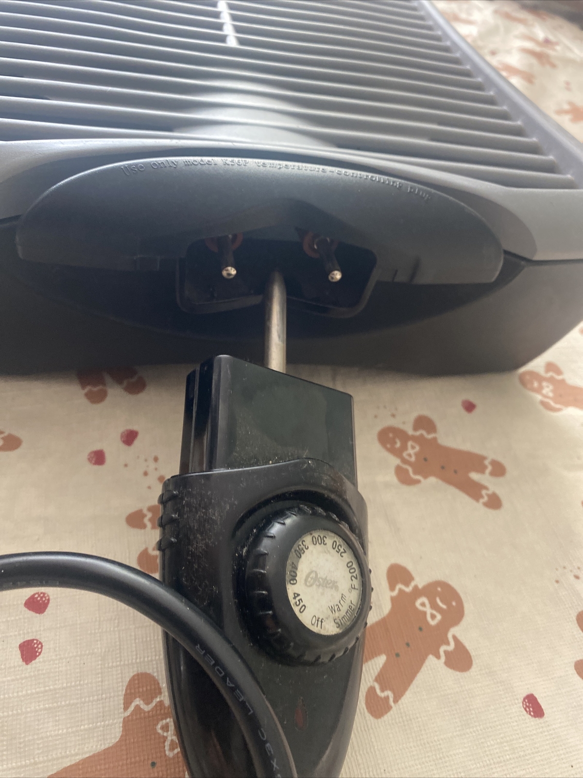 Oster Indoor Countertop Electric Grill Non stick Surface Temperature Control