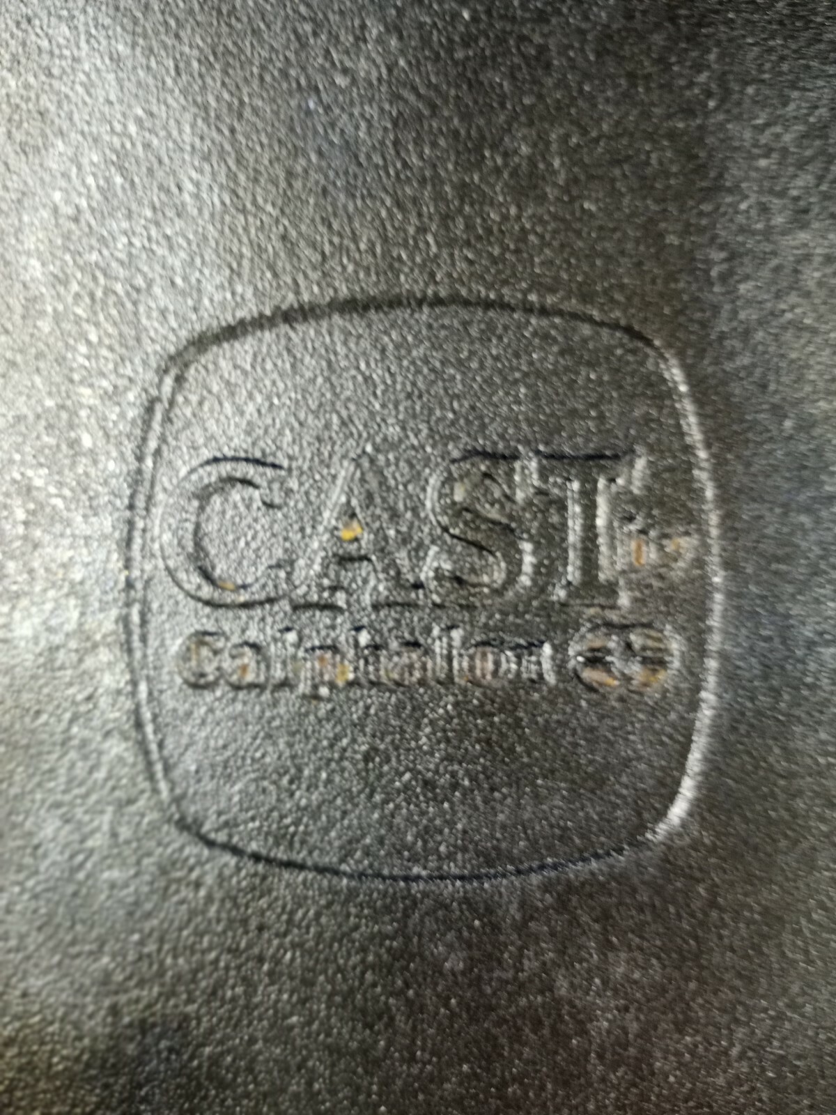 CAST BY CALPHALON GRIDDLE PAN SQUARE CAST IRON