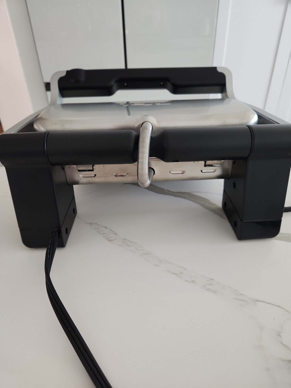 T-Fal OptiGrill Electric Grill Countertop Stainless Steel NonStick Indoor WORKS!
