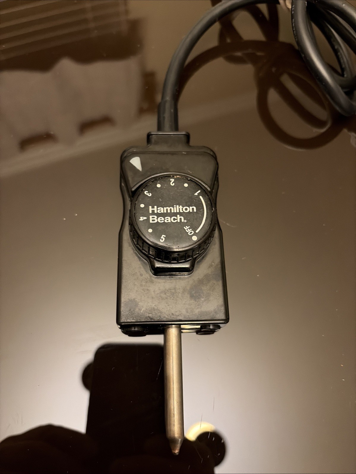 Hamilton Beach EG4 Proctor Silex Heat Control Grill Skillet Plug Tested