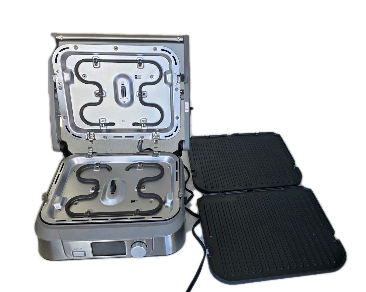Cuisinart GR-5B 5-in-1 Digital Griddler Grill Griddle Panini Press New Open Box