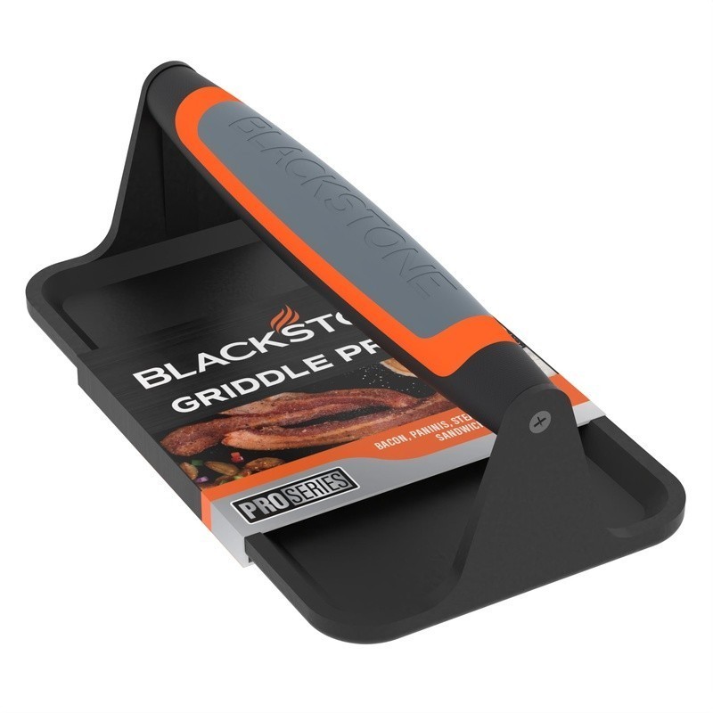 Cast Iron Griddle Press Non-Slip Handle Heat Resistant Ideal Bacon Paninis New