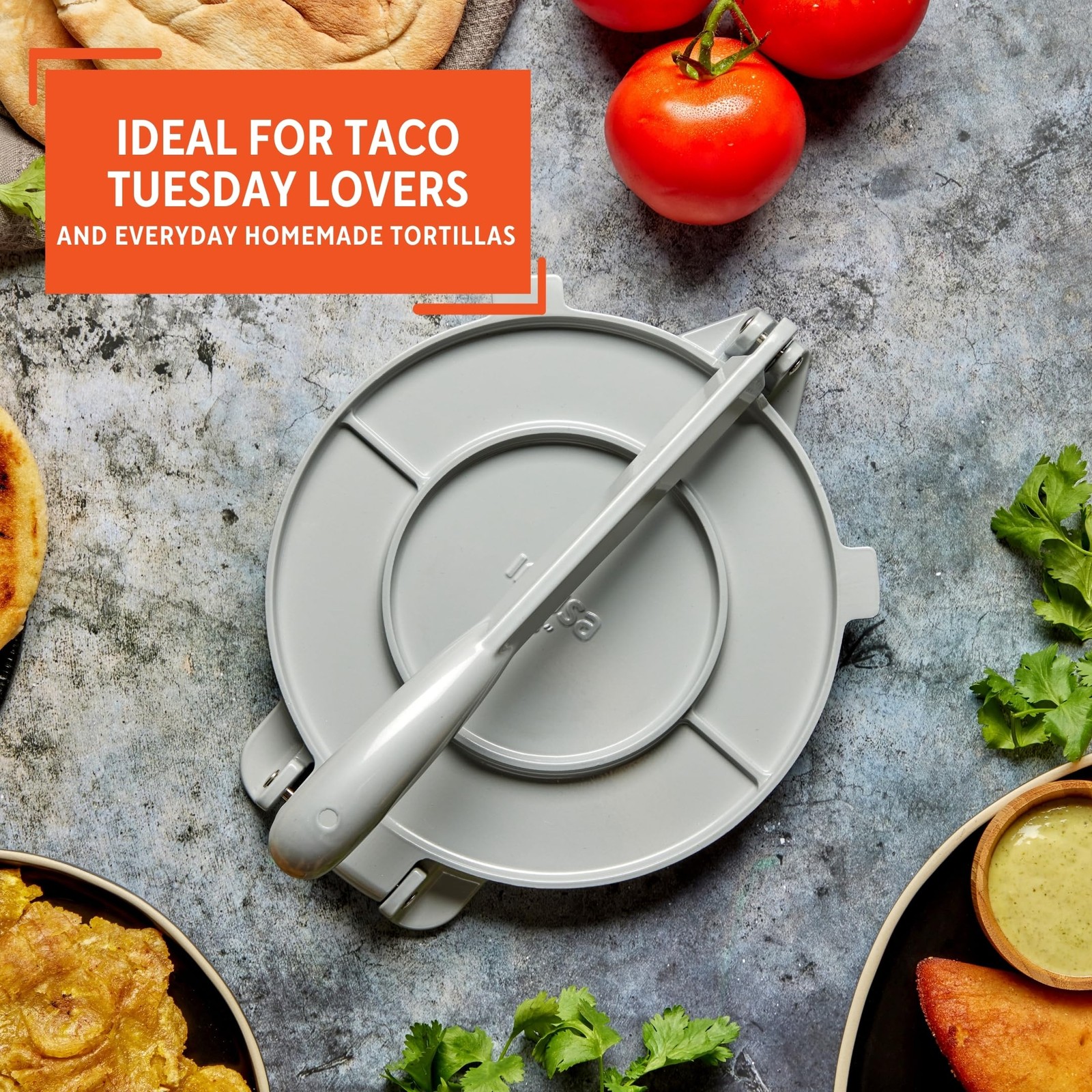 8 Inch Aluminum Tortilla Press For Tacos Flatbreads Arepas And More