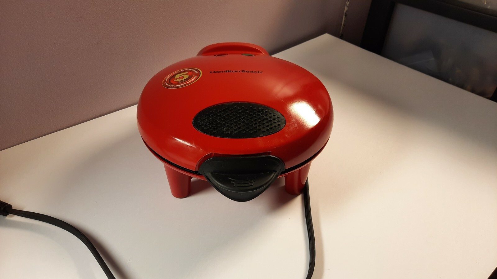 Hamilton Beach Breakfast Sandwich Maker Model 25409C Type125