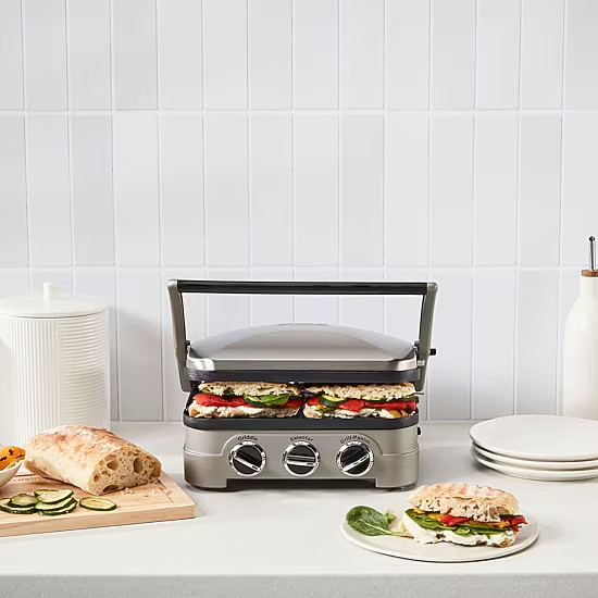 3-in-1 Indoor Grill Griddle & Panini Press Electric Cooker FREE SHIPINGG