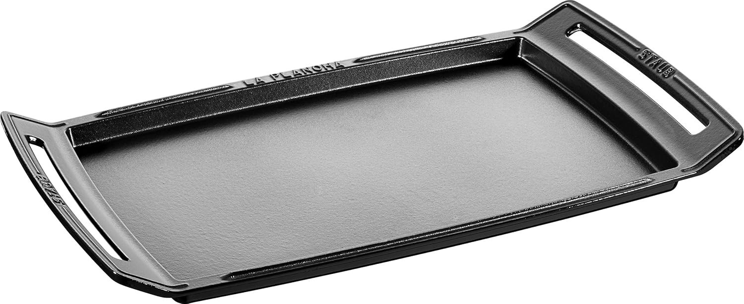 staub Plancha Teppanyaki 40509-340 Plancha 38 x 25 cm Black Grill New