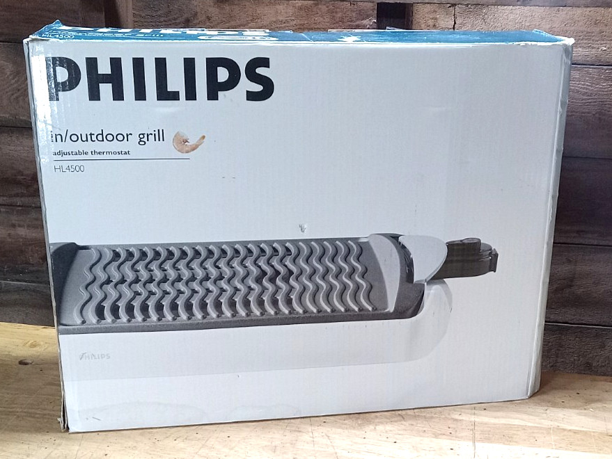 Philips HL4500 Indoor/Outdoor Electric Grill Tested Works