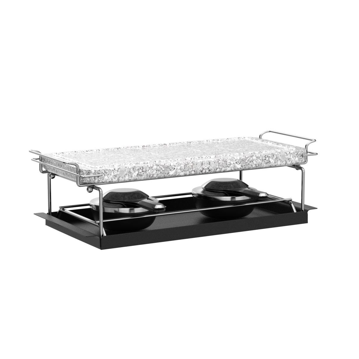 Hot Stone Steak Cooking Set, Stone Plate with Tray & Rack