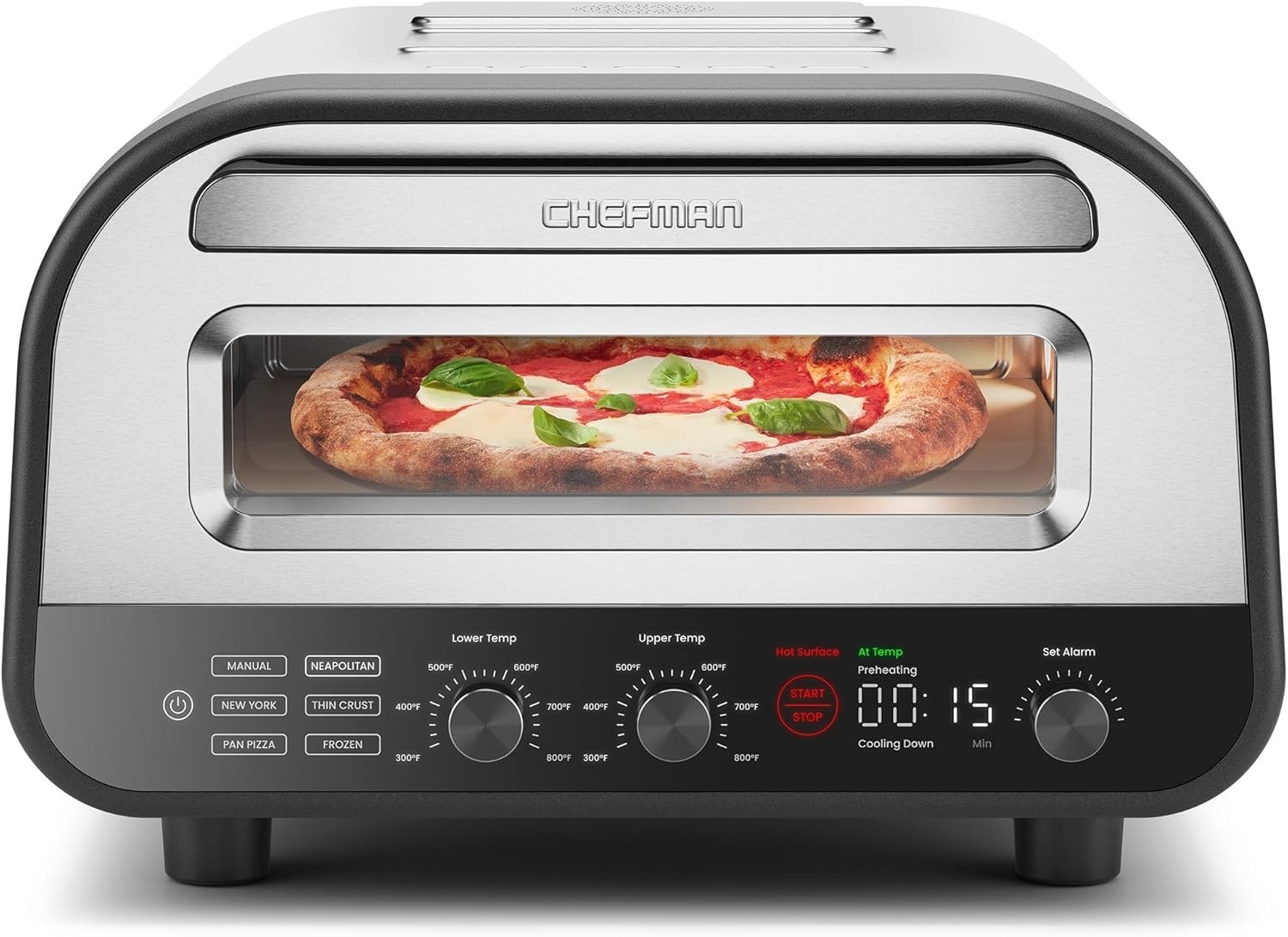 Indoor Pizza Oven – Makes 12 Inch Pizzas in Minutes, Heats up to 800°F – Coun…