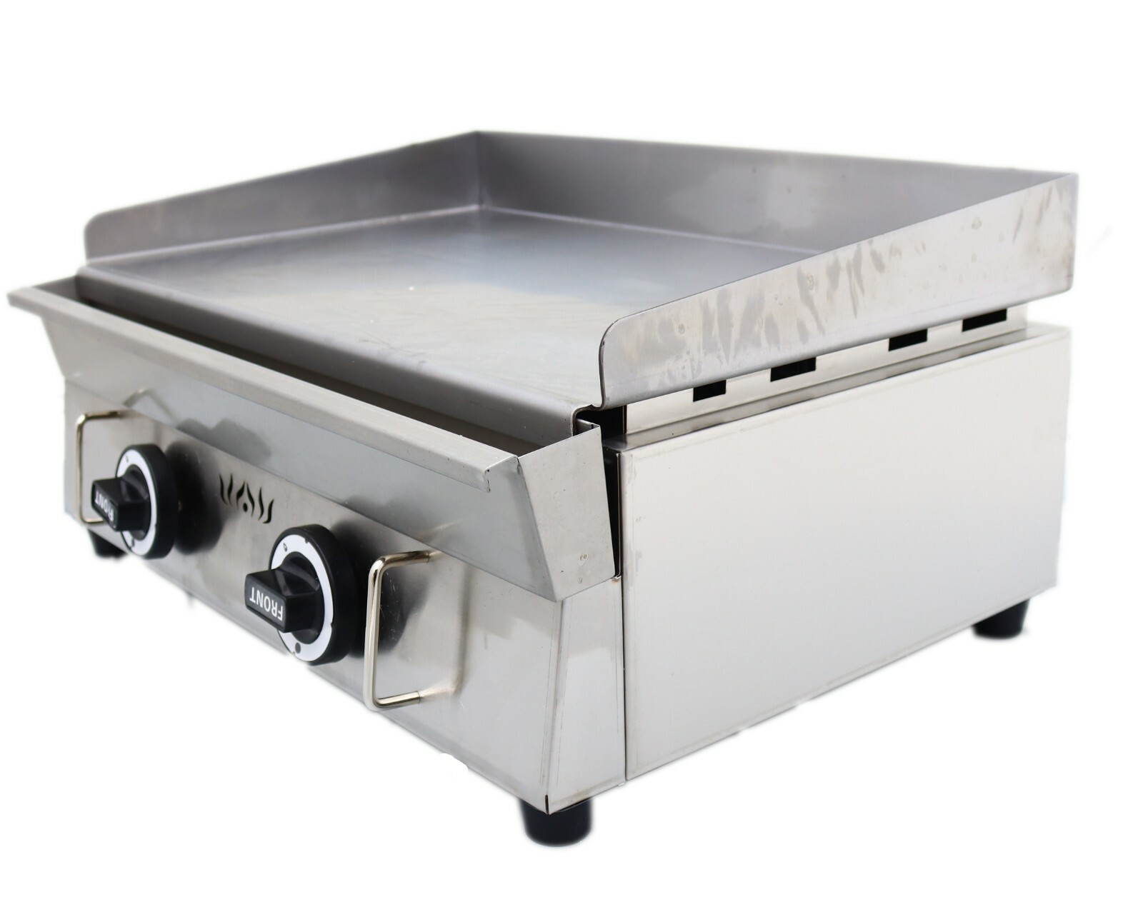 21” Commercial LPG Gas Griddle Countertop Non-Stick Flat Grill Stainless Steel