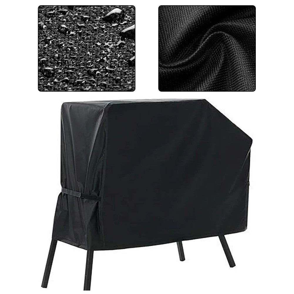 600D Waterproof Grill Cover for Outdoor BBQ with Adjustable Drawcord Strap