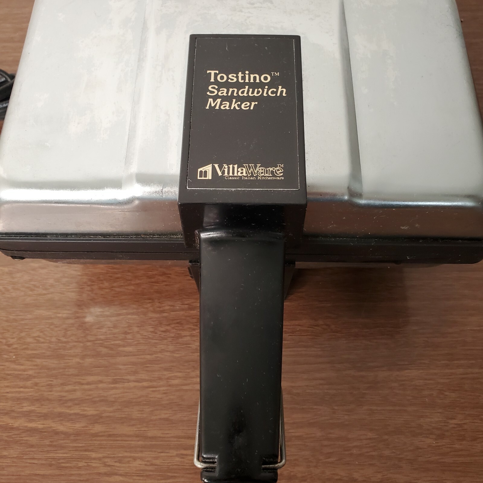 VillaWare Sandwich Panini Maker Tostino Model: 3800 Italian Kitchenware Chrome
