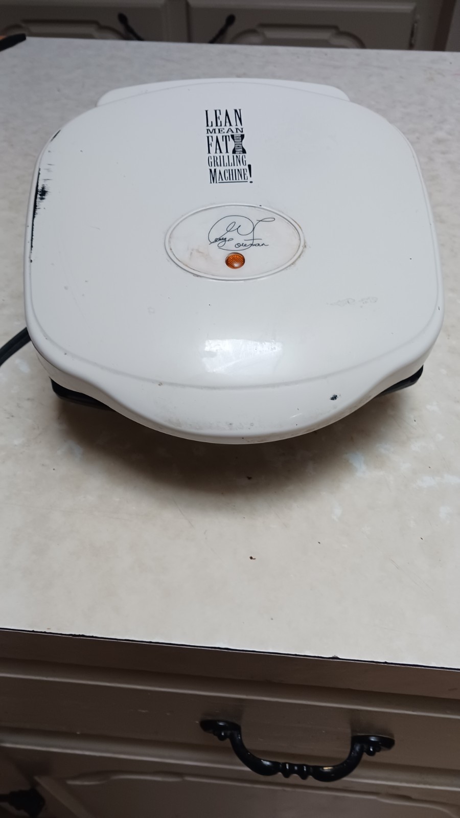 George Foreman GR10AWHT Lean Fat Indoor Grill