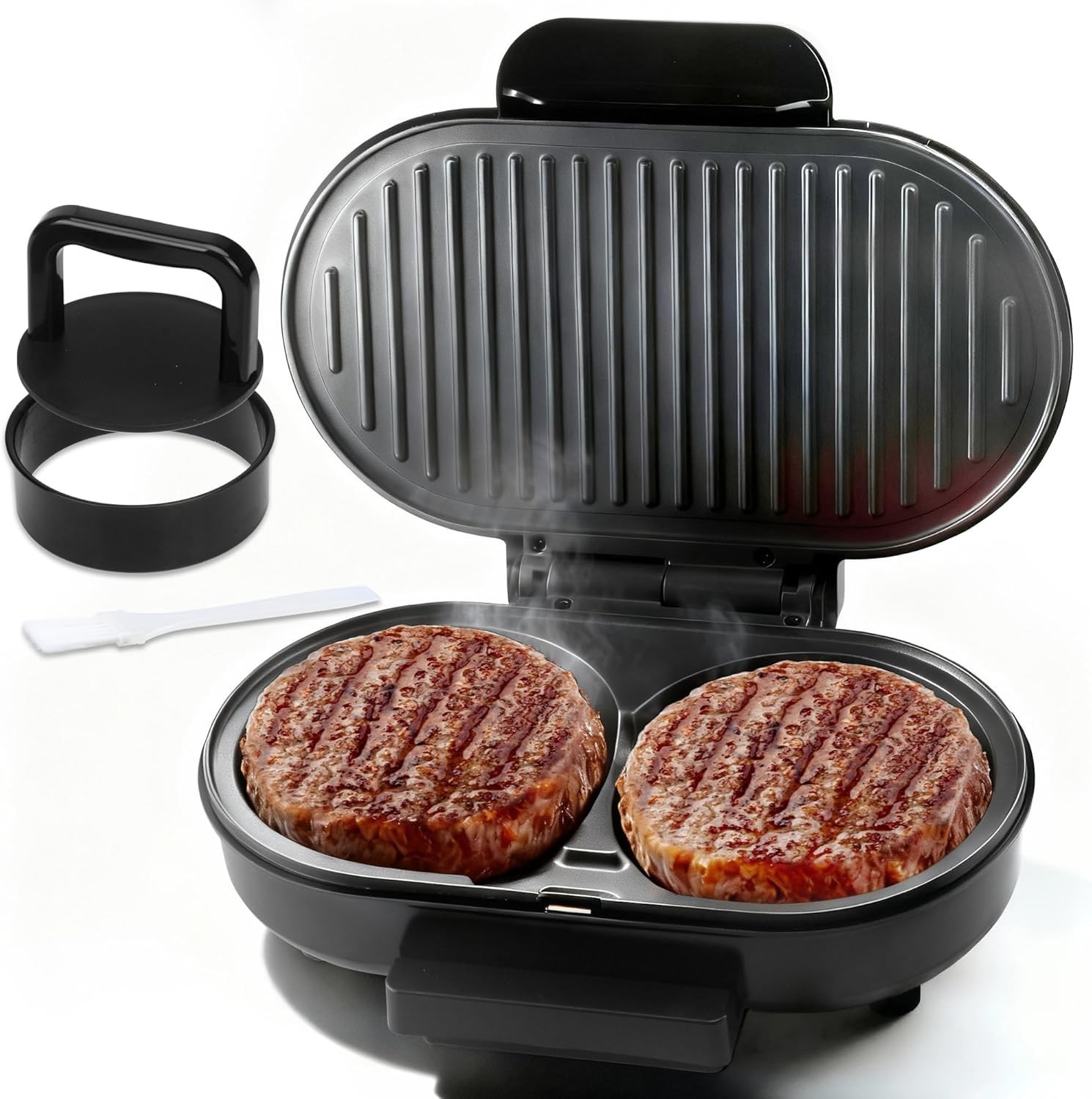 Double Mini Grill Maker: Compact & Versatile Electric Grill for Quick Meals
