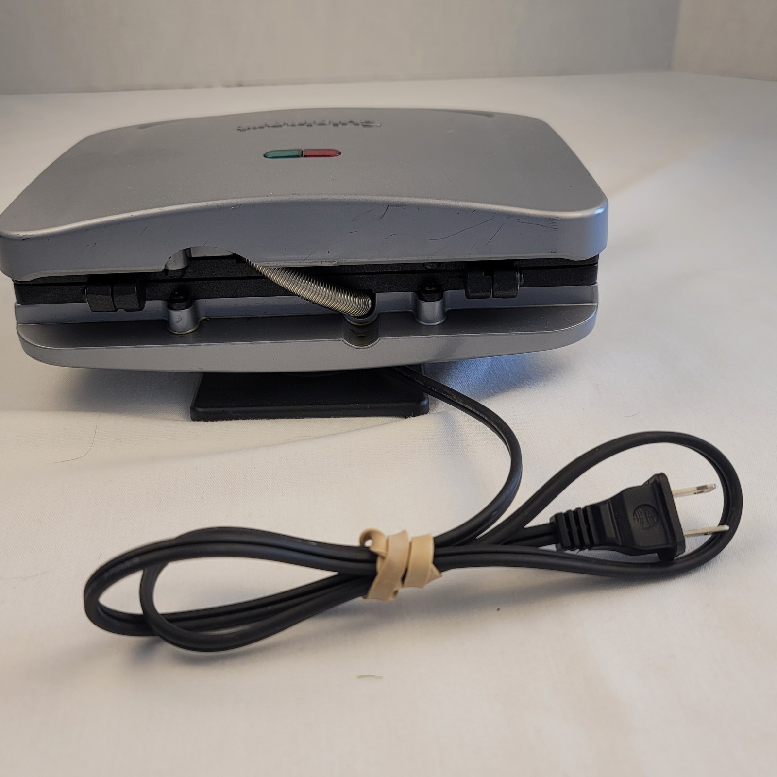 Cuisinart Grey Sandwich Grill Maker Model CSM-4GRSA Tested/Works