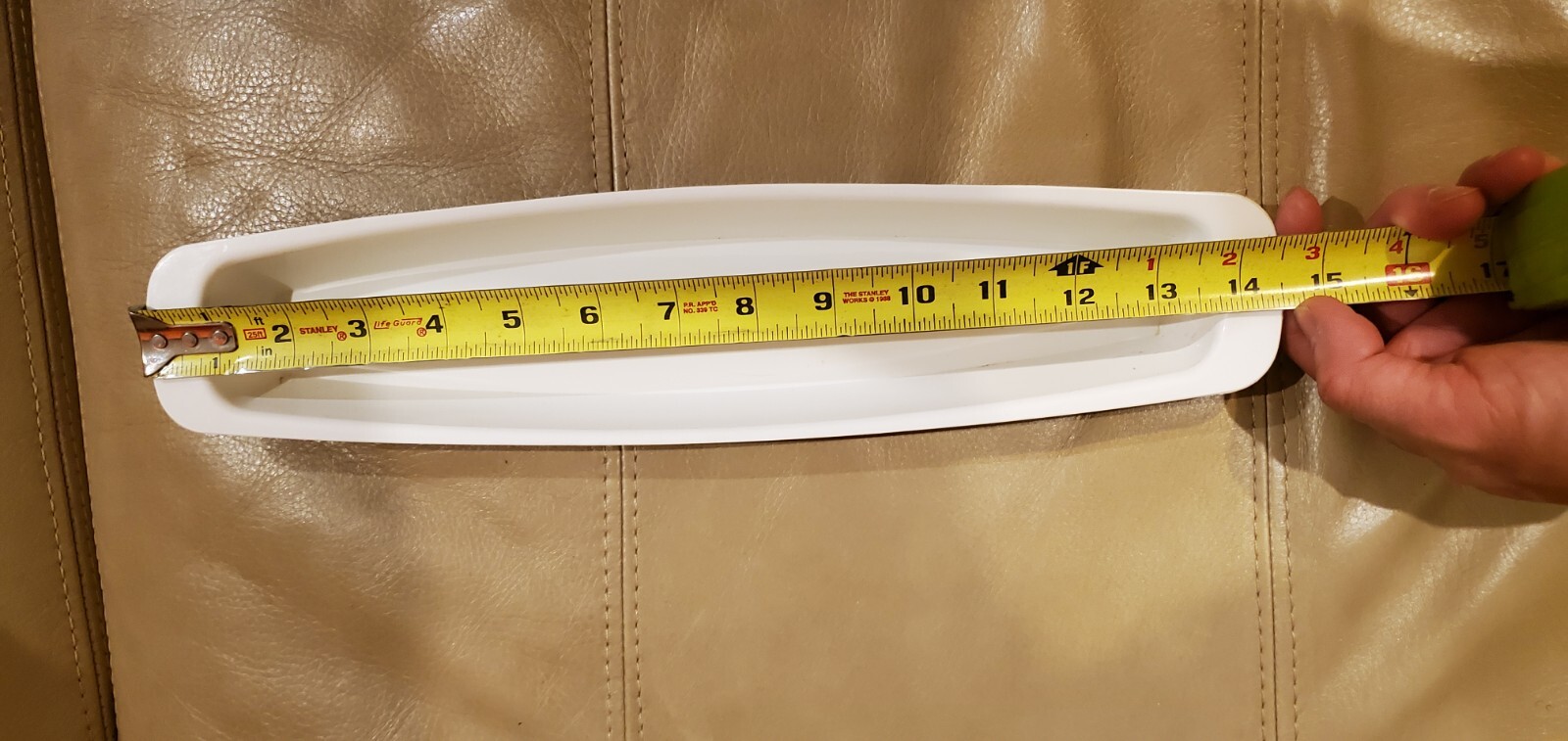 One GEORGE FOREMAN GRILL 14 1/2″ White Drip Tray Grease Catcher 14.5″